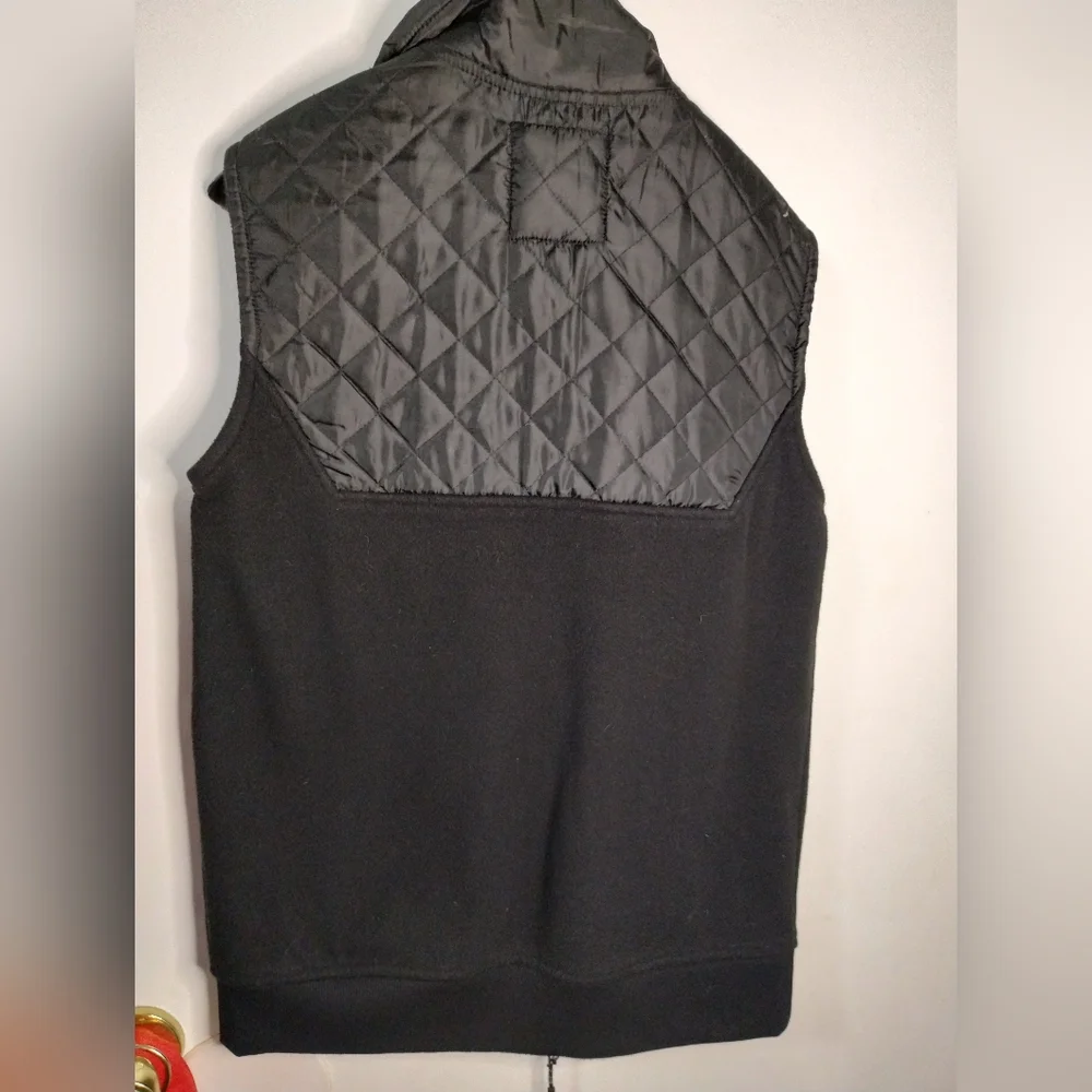 Ascend Fleece‎ Vest Men’s S Black Full Zip Zippered Pockets